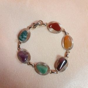 Vintage Tumbled Stone Bracelet